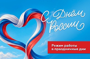Режим работы в праздничные дни